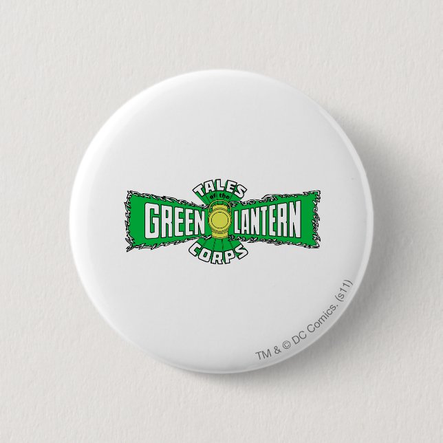 The Green Lantern Corps - Green Logo 6 Cm Round Badge (Front)