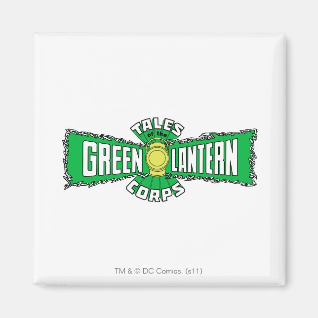 The Green Lantern Corps - Green Logo Magnet (Front)
