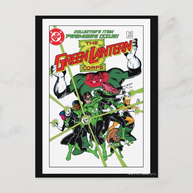 The Green Lantern Corps Postcard (Front)
