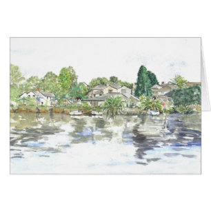 'The Green, Lerryn' Card
