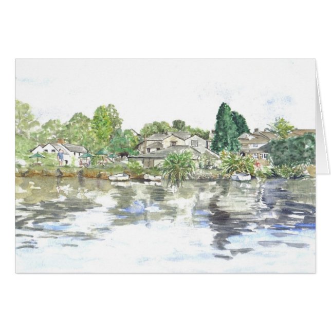 'The Green, Lerryn' Card (Front Horizontal)