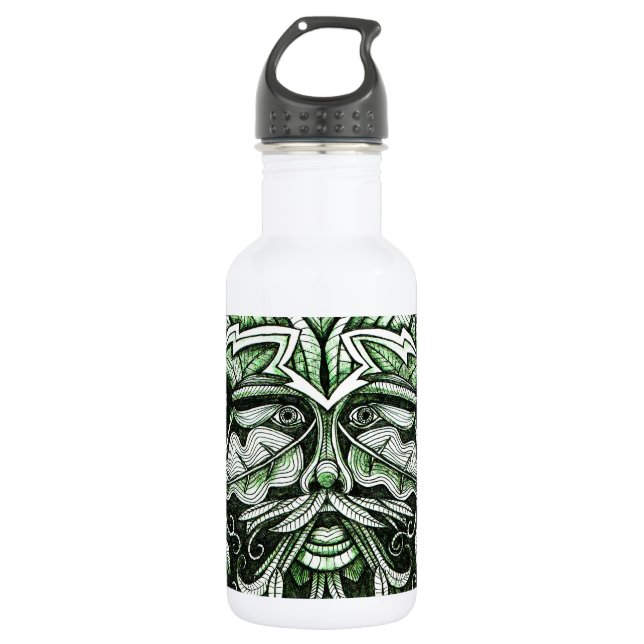 The Green Man 532 Ml Water Bottle (Front)