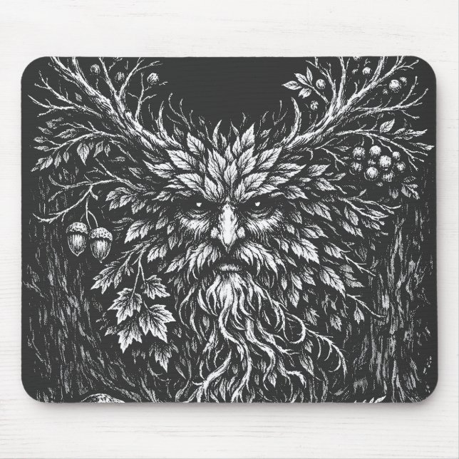The Green Man by BurnsInHell Mouse Pad (Front)