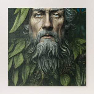 The Green Man Folklore Deity   Jigsaw Puzzle