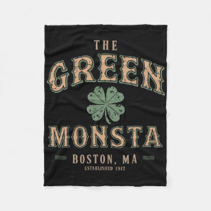 The Green Monsta Outfits St Patricks Day Boston Na Fleece Blanket