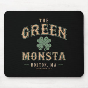 The Green Monsta Outfits St Patricks Day Boston Na Mouse Pad