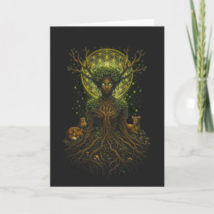 The Green Mother Holiday Card