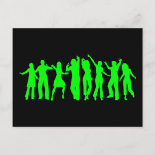 The Green Party Invitation Postcard