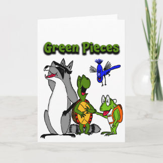 The "Green Pieces" gang by Drew Aquilina Card
