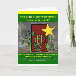 The Green Room greeting card
