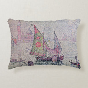 The Green Sail, Venice, 1904 Decorative Cushion