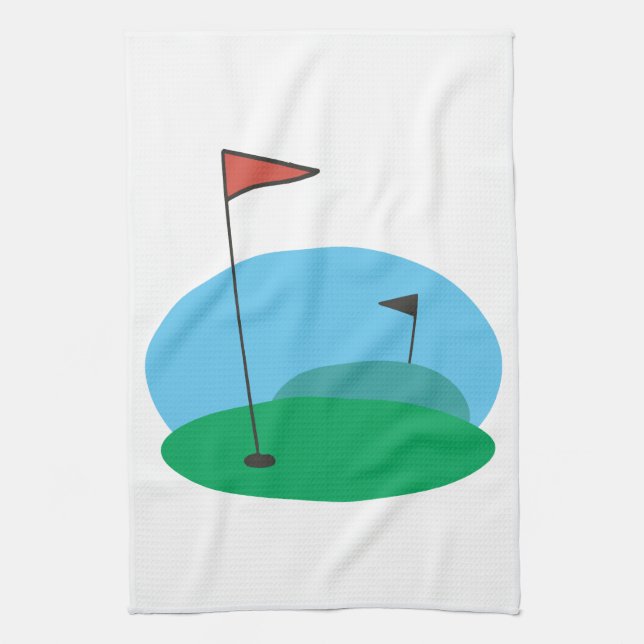 The Green Tea Towel (Vertical)