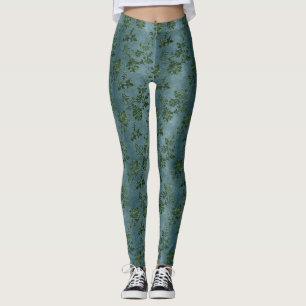 The Green Velvet Series Design 11 Leggings
