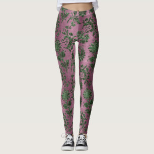 The Green Velvet  Series Design 19  Leggings