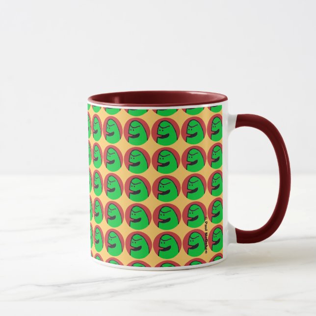 The Green Weenii "Weenii Head" Mug (Right)