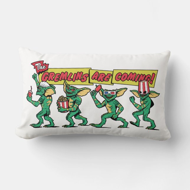The Gremlins™ Are Coming Lumbar Cushion (Front)