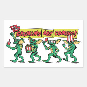 The Gremlins™ Are Coming Rectangular Sticker