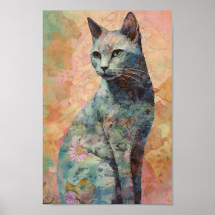 The Grey Cat Poster