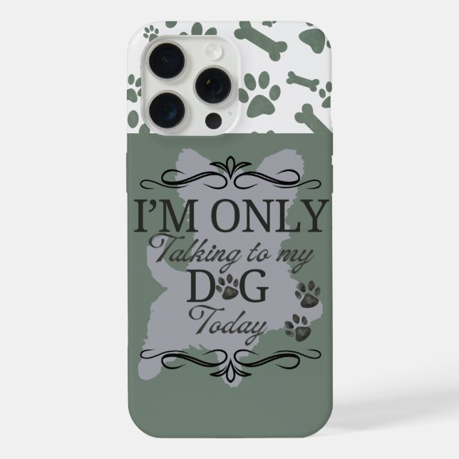 The Grey Dog Case-Mate iPhone Case (Back)