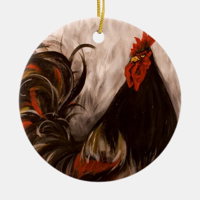 "The Grey Earl" Art Ornament (Front)