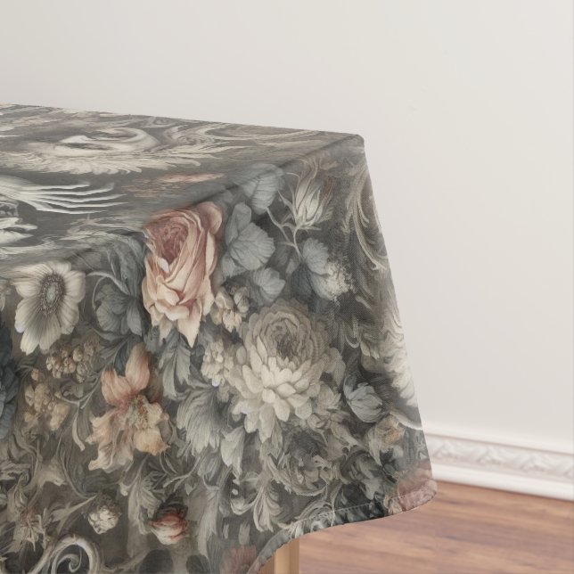 The Greys – Gothic Large Pattern Tablecloth (In Situ)