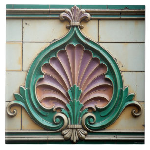 The Griffin's Plume Ceramic Tile