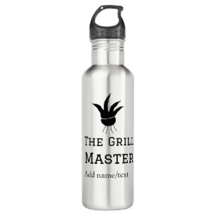The grill master add name text cooking best barequ 710 ml water bottle