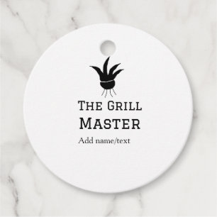 The grill master add name text cooking best barequ favour tags