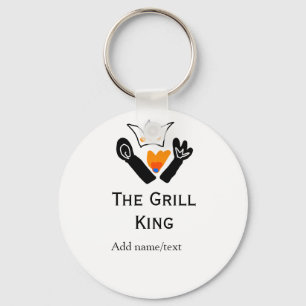 The grill master add name text cooking best barequ key ring