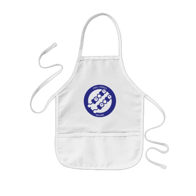 The Grill Prince Personalised Kids Apron (Front)