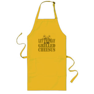 The Grilled Cheesus Long Apron