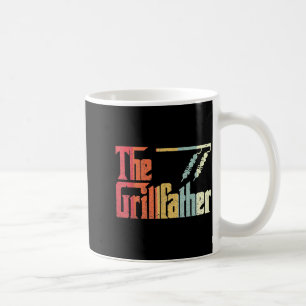 The Grillfather Barbecue Chef Dad Humour Grill Bbq Coffee Mug