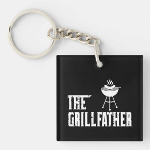 The Grillfather Bbq Barbeque Grill Master Key Ring