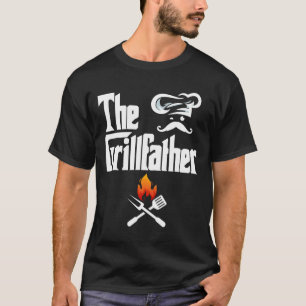The Grillfather Bbq Grill And Smoker Graphic Tees