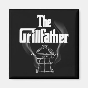 The grillfather bbq grill smoker barbecue grilling magnet