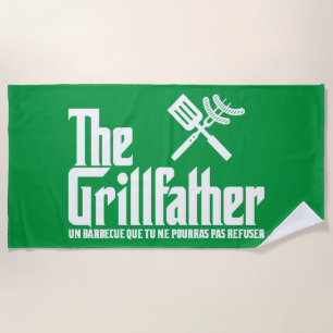 The Grillfather Beach Towel
