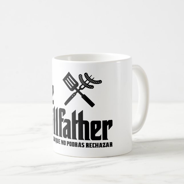 The Grillfather Coffee Mug (Front Right)