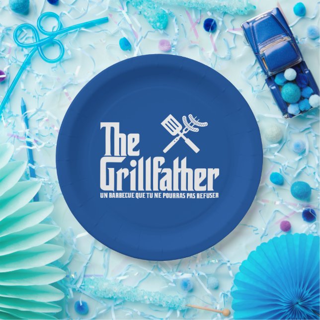 The Grillfather Paper Plate (Party)