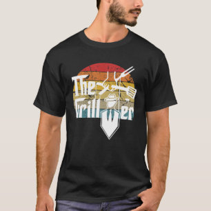 The Grillfather Retro Dad Grilling Accessories Bar T-Shirt