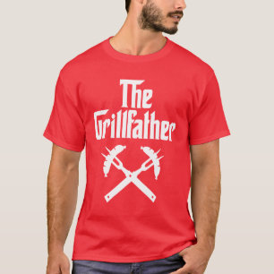The Grillfather With Hot Dogs T-Shirt