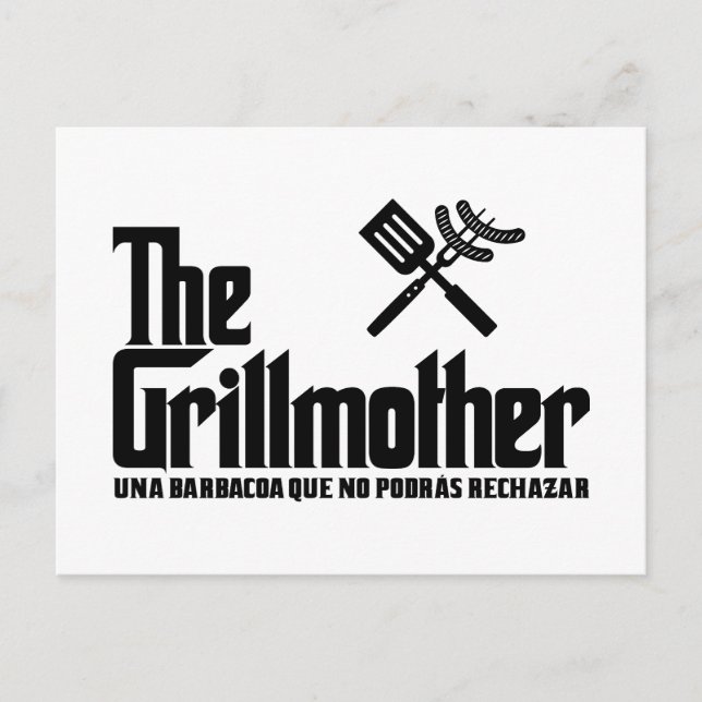 The Grillmother Invitation Postcard (Front)