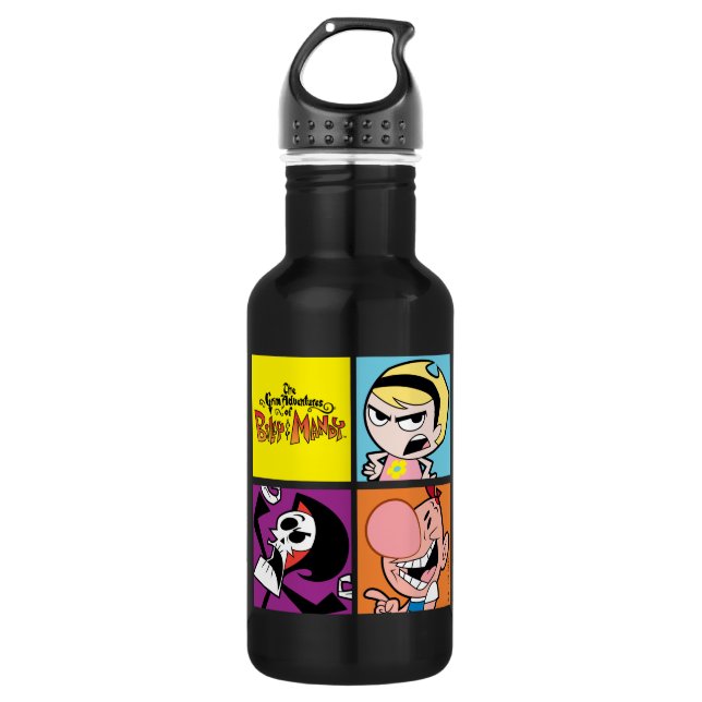 The Grim Adventures of Billy & Mandy Character Art 532 Ml Water Bottle (Front)