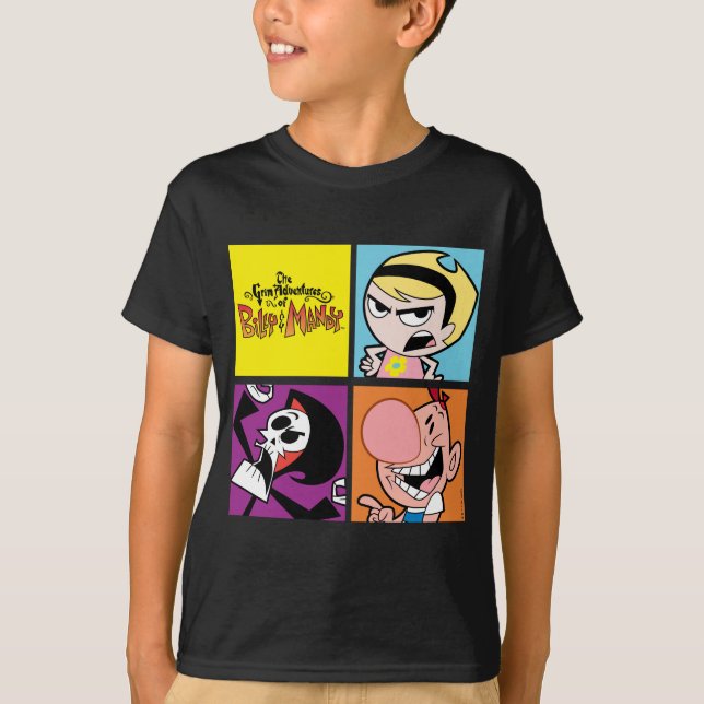 The Grim Adventures of Billy & Mandy Character Art T-Shirt (Front)