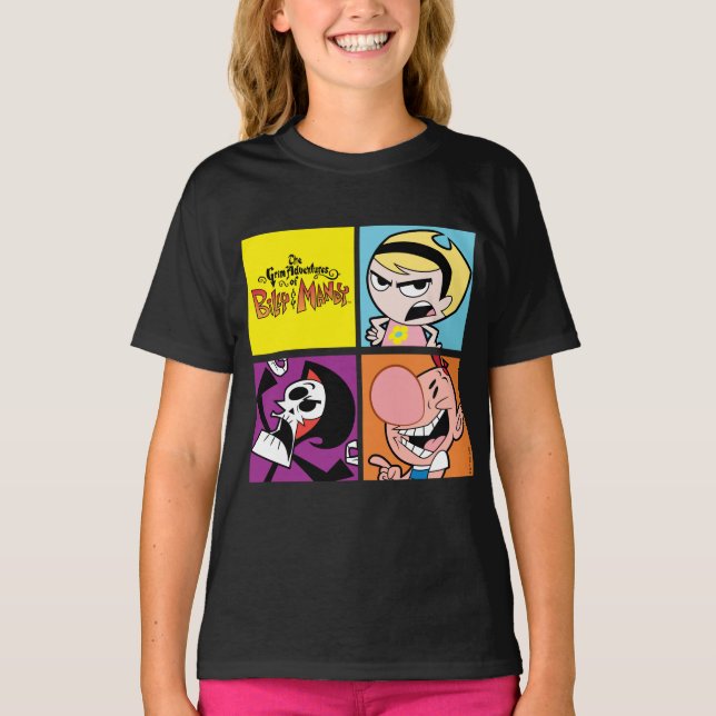 The Grim Adventures of Billy & Mandy Character Art T-Shirt (Front)