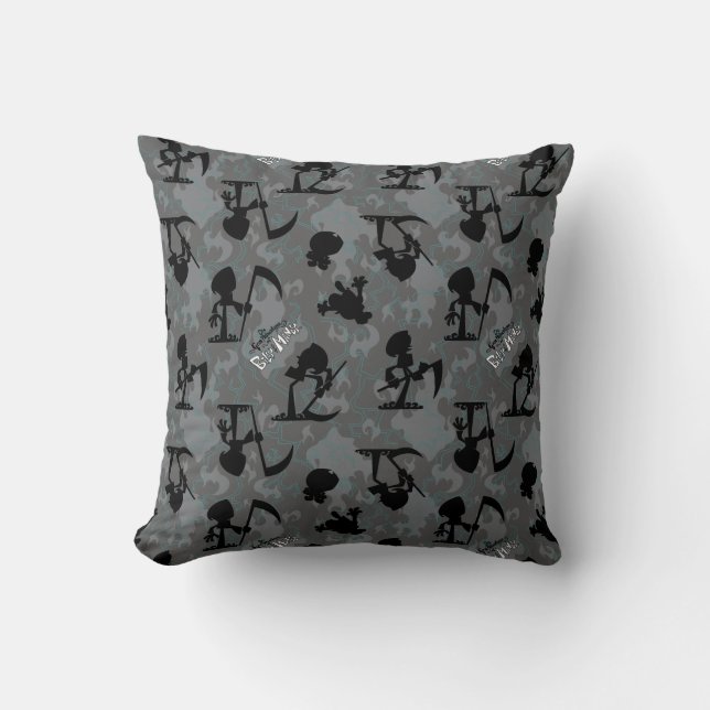 The Grim Adventures of Billy & Mandy Pattern Cushion (Front)