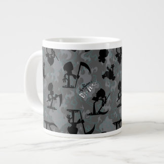 The Grim Adventures of Billy & Mandy Pattern Large Coffee Mug