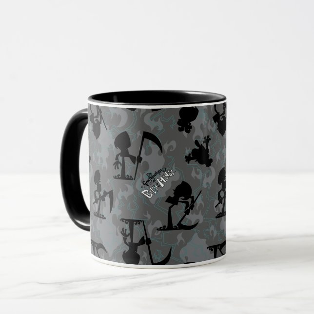 The Grim Adventures of Billy & Mandy Pattern Mug (Front Left)