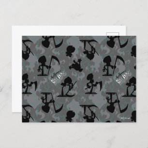 The Grim Adventures of Billy & Mandy Pattern Postcard