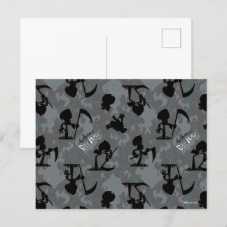 The Grim Adventures of Billy & Mandy Pattern Postcard