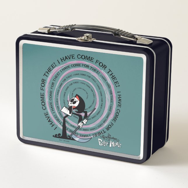 The Grim Adventures of Billy & Mandy - Reaper Metal Lunch Box (Front)
